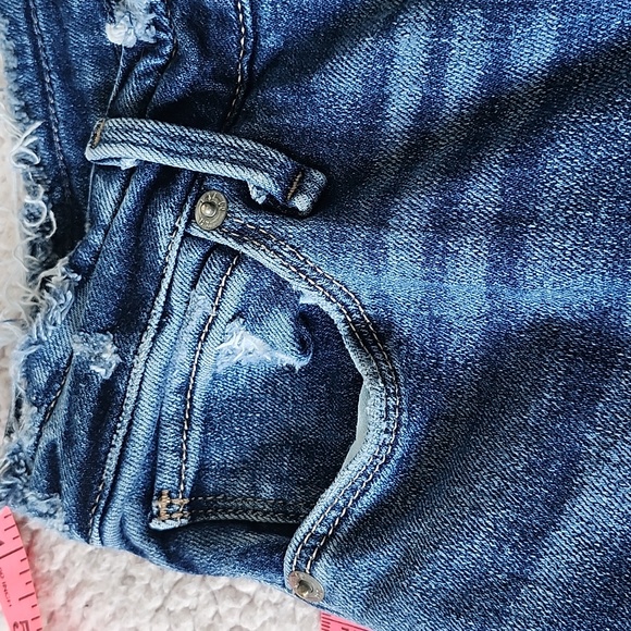 Women's Abercrombie & Fitch Simone high rise distressed ankle jeans 26 - Picture 7 of 11